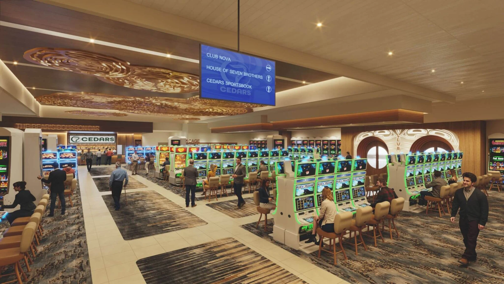 7 Cedars Casino Floor Rendering