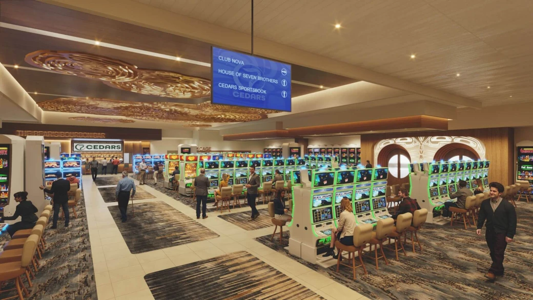 7 Cedars Casino Floor Rendering