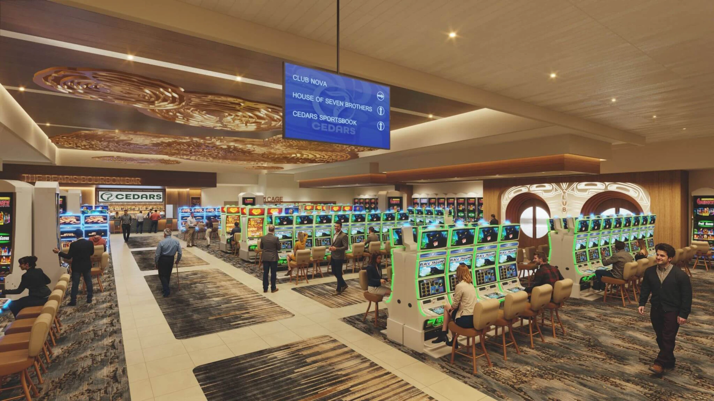 7 Cedars Casino Floor Rendering