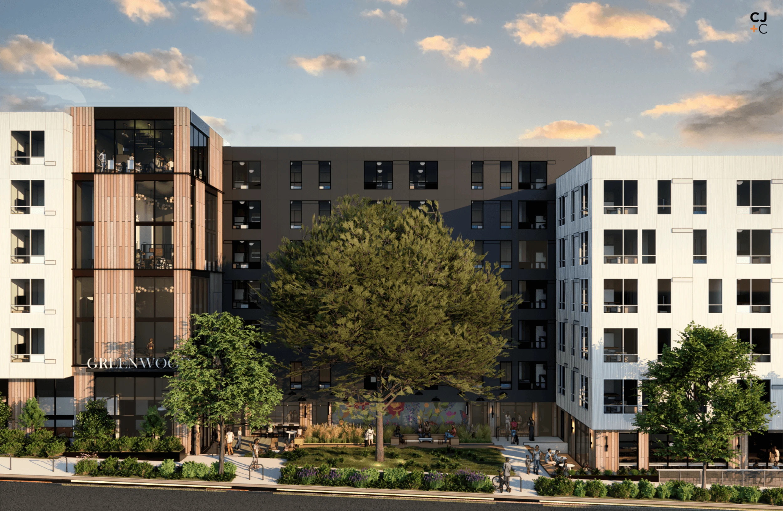 425 Greenwood aerial-courtyard_final_CJ-01 2